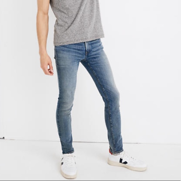madewell men's skinny jeans